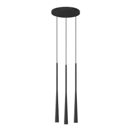 Φωτιστικό Οροφής Κρεμαστό 01371-07 G9  D30cm Black Luma