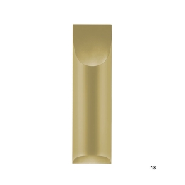 Φωτιστικό Τοίχου 100-01372-18 2xG9 17x60cm Gold Luma