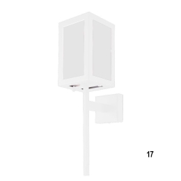 Φωτιστικό Τοίχου 01375-17 E27 13x50cm White Luma