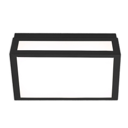 Φωτιστικό Οροφής - Πλαφονιέρα 01376-20 8W LED 3000K 650Lm 30x30cm Black Luma