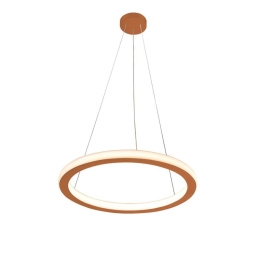Φωτιστικό Οροφής Κρεμαστό 01381-03 32W LED 3000K 2550Lm D40cm Copper Luma