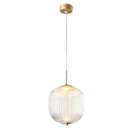 Φωτιστικό Οροφής Κρεμαστό 01385-04 5W LED 3000K 400Lm 20x30cm Gold Luma