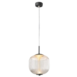 Φωτιστικό Οροφής Κρεμαστό 01385-04 5W LED 3000K 400Lm 20x30cm Black Luma
