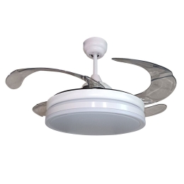 Ανεμιστήρας Οροφής Με Φως 01420 3000K, 4000K, 5000K 107x32cm White Luma Διάμετρος 107cm