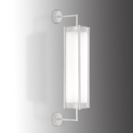 Φωτιστικό Τοίχου 01484 5W LED 3000K 400Lm 16,5x70cm Silver Luma