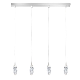 Φωτιστικό Οροφής - Ράγα 01466.09B 3W 24V LED 3000K 85cm Silver-Clear Luma