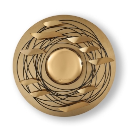 Φωτιστικό Τοίχου 01468 20W LED 3000K 1600Lm 10x60cm Gold Luma