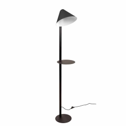 Φωτιστικό Δαπέδου 01472.10 E27 25x30x160cm Black Luma