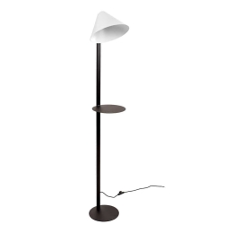 Φωτιστικό Δαπέδου 01472.10 E27 25x30x160cm Black-White Luma