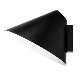 Φωτιστικό Τοίχου 01472.18 E27 20x25cm Black Luma