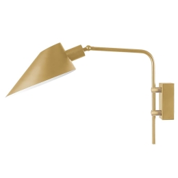 Φωτιστικό Τοίχου 01473.18 E27 60x30cm Gold Luma