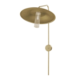 Φωτιστικό Τοίχου 01474.18 G9 45x90cm Oxidized Gold Luma