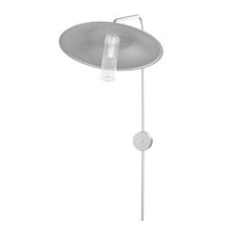 Φωτιστικό Τοίχου 01474.18 G9 45x90cm Silver Luma