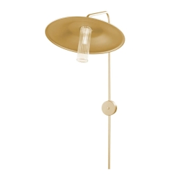 Φωτιστικό Τοίχου 01474.18 G9 45x90cm Gold Luma