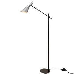 Φωτιστικό Δαπέδου 01475.10.19 E27 25x77x180cm Black-Silver Luma