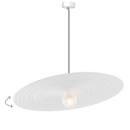 Φωτιστικό Οροφής Κρεμαστό 01476.05.2 G9 D70cm White Luma
