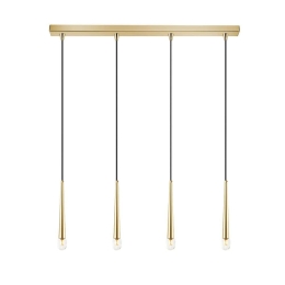 Φωτιστικό Οροφής - Ράγα 01487 4xG9 85cm Gold Luma