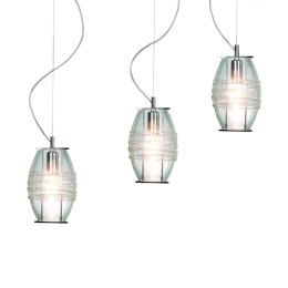 Φωτιστικό Οροφής Marko MARKOMD47043B 3xE14 40W Clear-Silver Aca