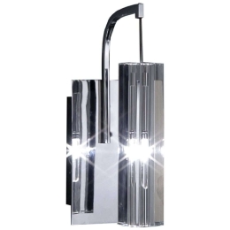 Φωτιστικό Τοίχου - Απλίκα Fall MB45121A 8x15x25cm 1xG4 20W Chrome-Clear Aca