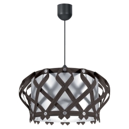 Φωτιστικό Οροφής Venice MED-10103 1xΕ27 Led 42x42x80cm Brown Aidonitsa