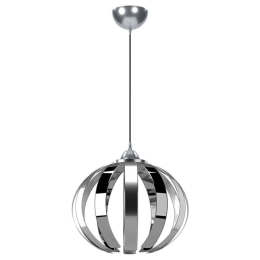 Φωτιστικό Οροφής Corfu MED-10361 1xΕ27 Led 37x37x80cm Chrome Aidonitsa
