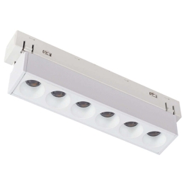Γραμμικό Φωτιστικό Μαγνητικής Ράγας MEYE640W 11,2cm Led 550lm 6W 4000K White Aca