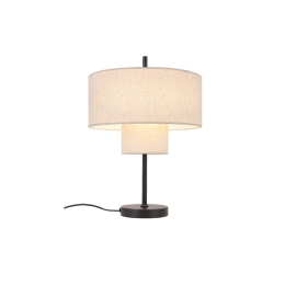 Φωτιστικό Επιτραπέζιο Anafi MT240323 1xE27 Φ36x50cm Black-Beige Aca