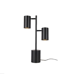 Φωτιστικό Επιτραπέζιο Kenneth MT240572 2xΕ27 Φ12x59cm Black Aca