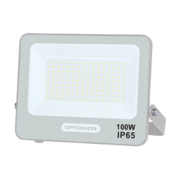 Προβολέας Led MTN-158131 SMD 100W 6000K 9000lm 24,2x21,2x3,35cm White Metanor