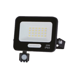 Προβολέας Led MTN-158511 Με Αισθητήρα PIR SMD 20W 6000K 1800lm IP65 12,35x14,9x2,75cm Black Metanor