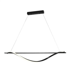 Φωτιστικό Οροφής - Ράγα MTN-190371 LED 17W 3000K 1360lm 110cm Black Metanor