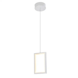 Φωτιστικό Οροφής Κρεμαστό MTN-190501 LED 4W 3000K 320lm 12x20cm White Metanor