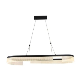 Φωτιστικό Οροφής Κρεμαστό MTN-190521 LED 30W 3000K 2400lm 100x 30x10cm Black Metanor