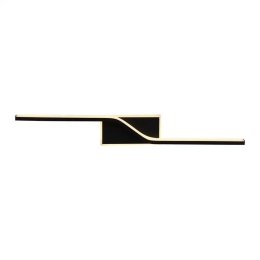 Φωτιστικό Τοίχου - Απλίκα MTN-190581 Led 9W 3000K 720lm IP20 60x8cm Black Metanor