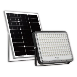 Προβολέας Led Ηλιακός MTN-52951 25W 6000K 3200lm Με Χειριστήριο IP65 39x36x1,5cm Black Metanor