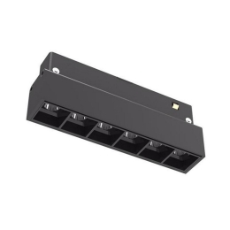 Γραμμικό Φωτιστικό Μαγνητικής Ράγας MTN-53121 LED M20 6 Heads 6W 3000K 480lm 11,2x2,2x4,5cm Black Metanor