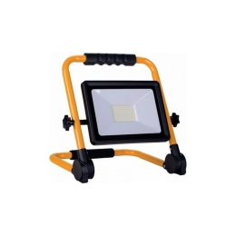 Φορητός Προβολέας LED MTN-54051 SMD Καλώδιο 3 Μέτρα 50W 6000K 4000lm 25,4x34,5x33,7cm IP65 Black Metanor