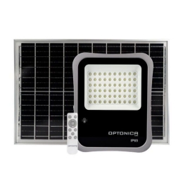 Προβολέας Led Ηλιακός MTN-54591 30W 6000K 2400lm Με Χειριστήριο Και Γρήγορη Φόρτιση IP65 28x8x32cm Black Metanor