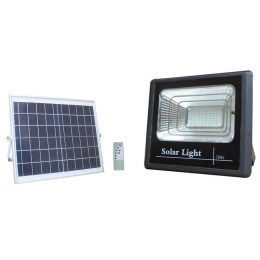 Προβολέας Led Ηλιακός Με Panel Equiv MTN-54611 16W 6000K 1300lm IP65 24,5x21x6,5cm/34x29x2cm Black Metanor