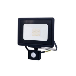 Προβολέας Led MTN-59591 City Με Αισθητήρα PIR SMD Καλώδιο 70cm 30W 4500K 2400lm IP65 18,7x21,5x4,5cm Black Metanor