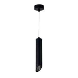Φωτιστικό Οροφής Κρεμαστό MTN-90511 GU10 IP20 6x30cm Black Metanor