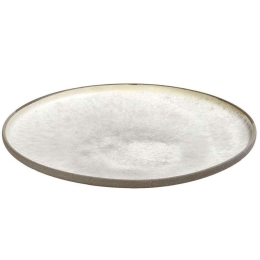 Πιάτο Ρηχό Spirit NIC702K2 27x27x3,5cm Beige Espiel Πηλός