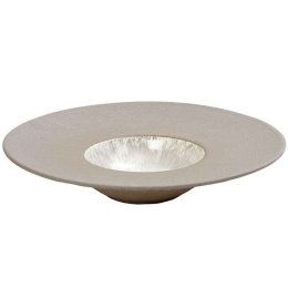 Πιάτο Βαθύ Spirit Risotto NIC705K2 27x27x5,8cm Beige Espiel Πηλός