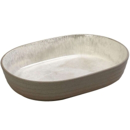 Πυρίμαχο Σκεύος Spirit NIC714K1 36x26,5x7,2cm Beige Espiel Πηλός