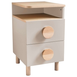 Κομοδίνο Dabi Δεξί DABIBSTR4 41x50x70cm Natural-Beige