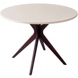 Τραπέζι Jubi Bold JUBIBOLDTROWAL4 100x73cm Walnut-Beige Mdf,Ξύλο