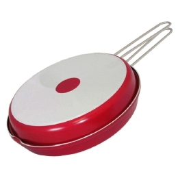 Ομελετιέρα Αντικολλητική Adriatica OZ8310250F Φ25cm Red-Silver Olympia Zanetti 25cm Αλουμίνιο