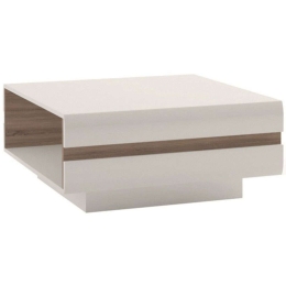 Τραπεζάκι Σαλονιού Lugano 161276779 75x75x38,9cm White-Oak