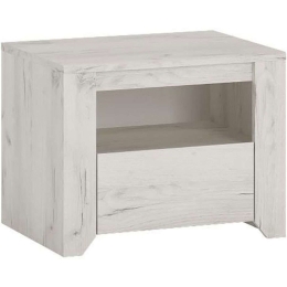 Κομοδίνο Alaska 161321229 49,1x40,2x37,6cm White