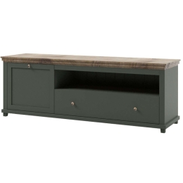 Έπιπλο Τηλεόρασης Capel 161585339 181x49x61cm Oak-Green